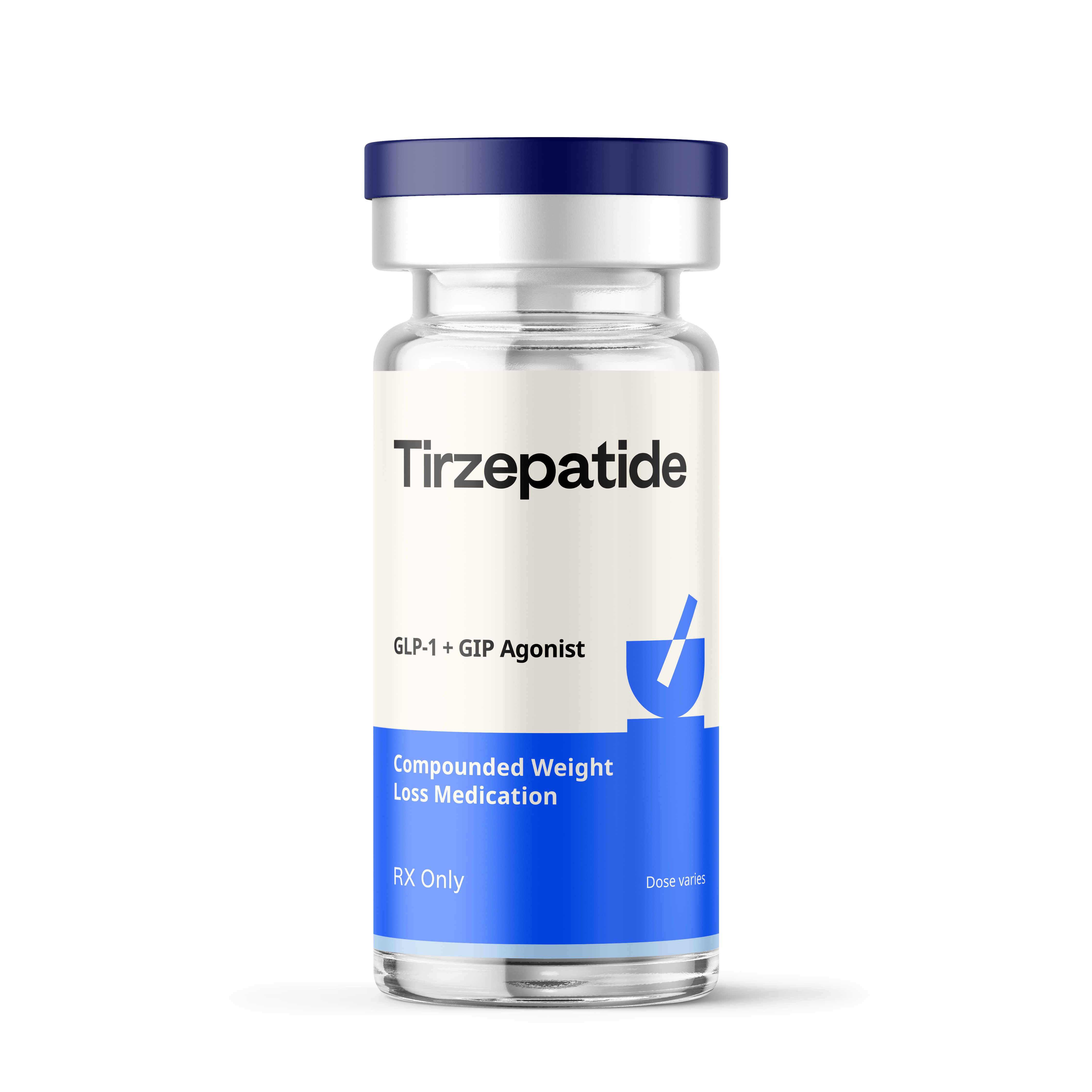 Direct Meds compounded Tirzepatide GLP-1 medication vial